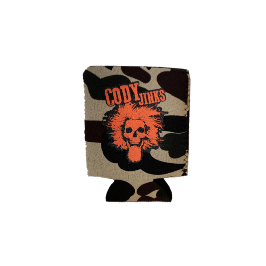 Camo Skull Koozie